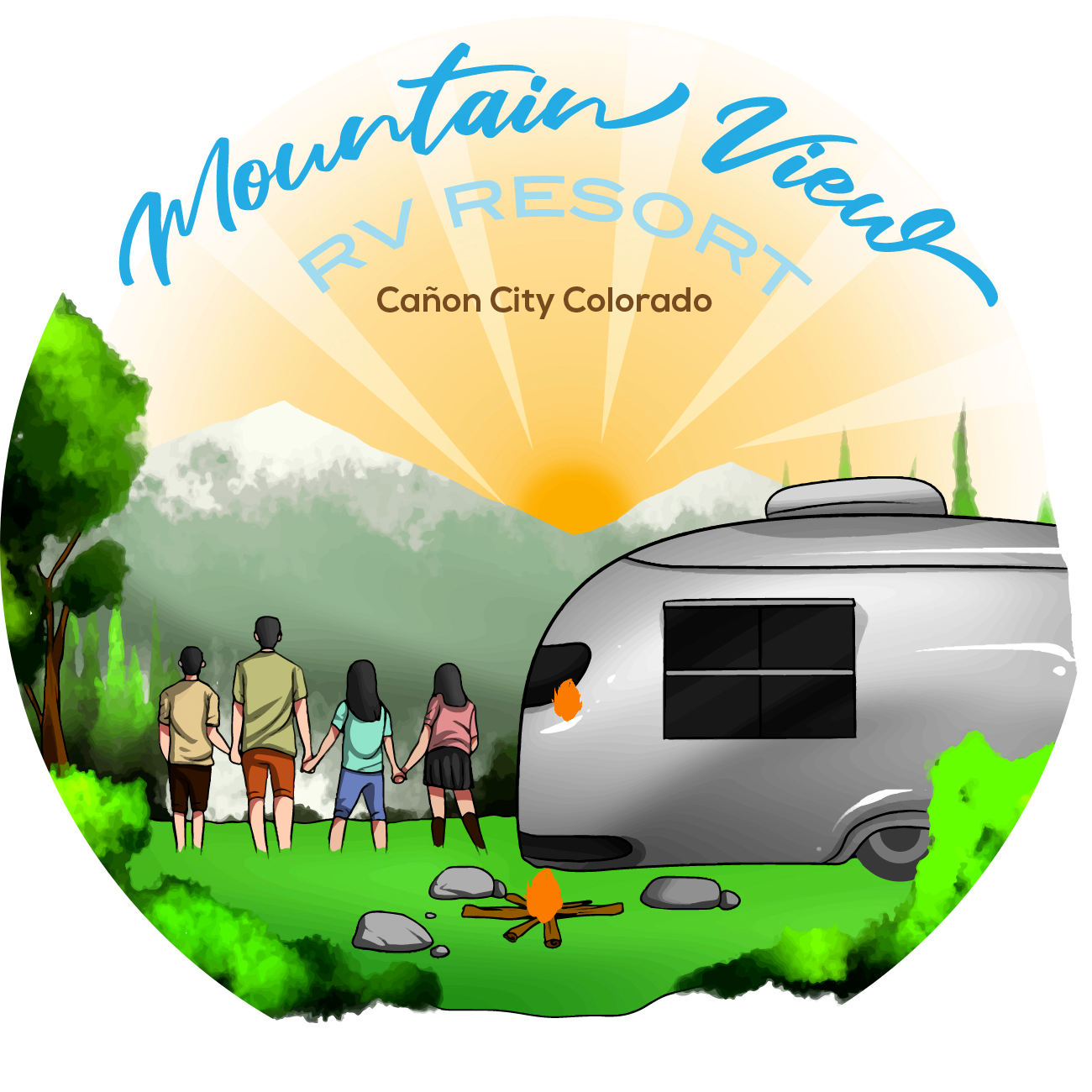 Logo for Mountain View RV Resort